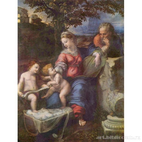 Святое семейство под дубом с Иоанном Крестителем