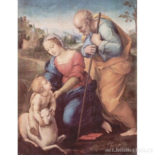 Святое семейство с агнцем