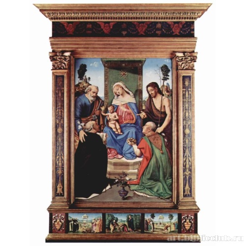 Алтарь Пульезе. Общий вид с пределлой