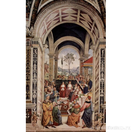 Папа Пий II на конклаве в Мантуе