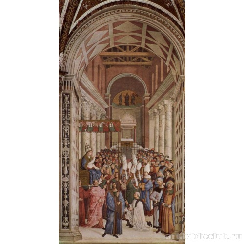 Избрание Пикколомини папой под именем Пия II