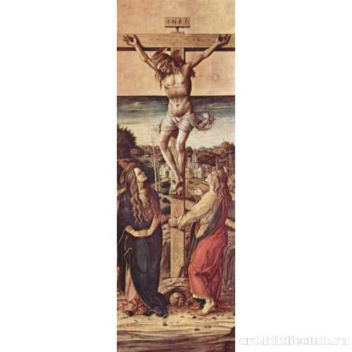 Алтарь из кафедрального собора в Камерино,  Распятие