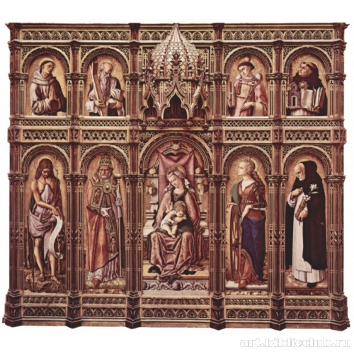 Центральный алтарь Сан Доменико в Асколи, полиптих, общий вид