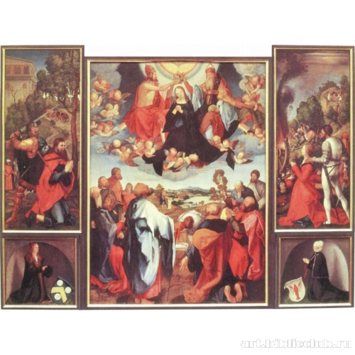 Алтарь Геллера: Реконструкция раскрытого алтаря с копией центральной части