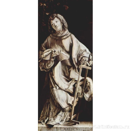 Неподвижные доски с четырьмя святыми для Геллеровского алтаря Альбрехта Дюрера. Св. Лаврентий