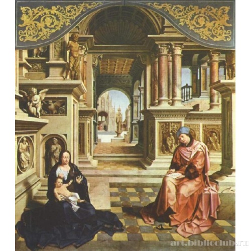 Евангелист Лука пишет образ Богородицы