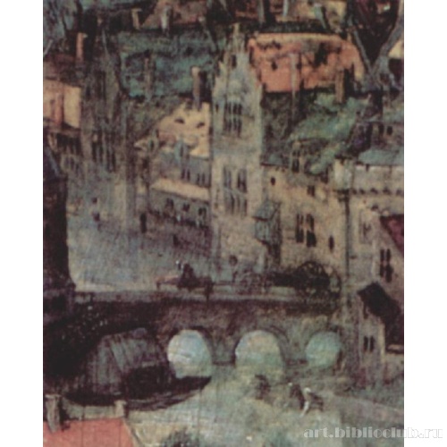 Строительство Вавилонской башни. Фрагмент