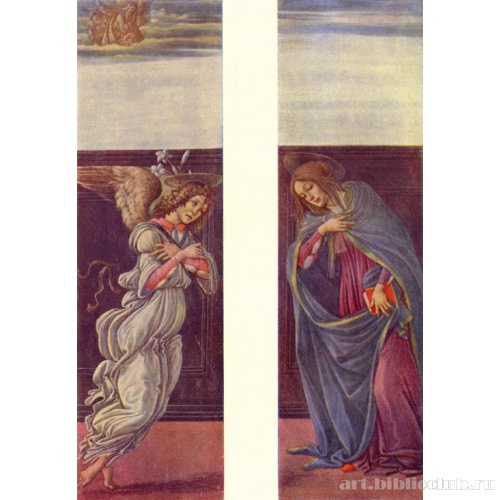 Алтарь Страшного суда, створка: Благовещение