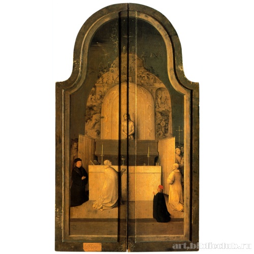 Поклонение волхвов. Триптих. Внешний вид створок