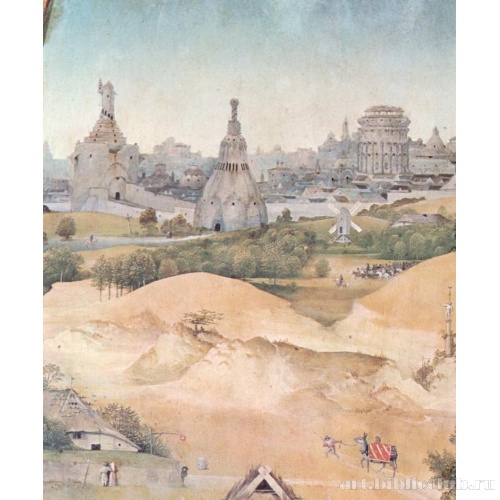 Поклонение волхвов. Триптих. Центральная часть. Фрагмент