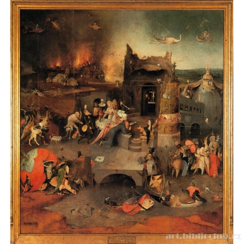 Искушение святого Антония. Триптих. Центральная часть