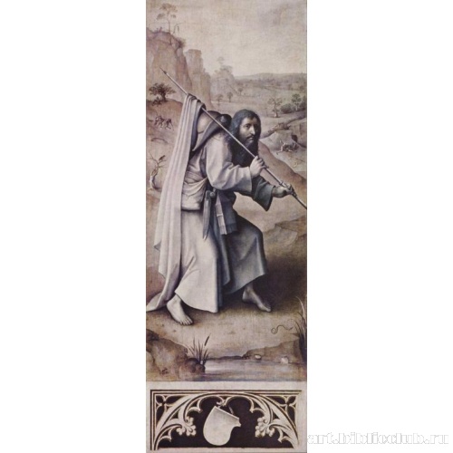 Страшный суд. Триптих. Левая внешняя створка. Святой Иаков Великий