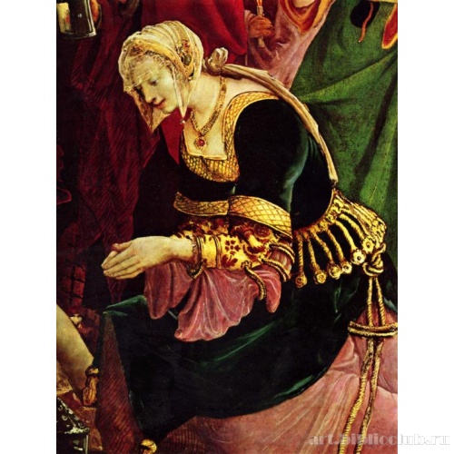 Алтарь св. Себастьяна. Погребение св. Себастьяна. Фрагмент