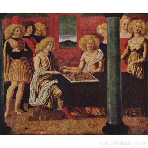 Игра в шахматы, фрагмент