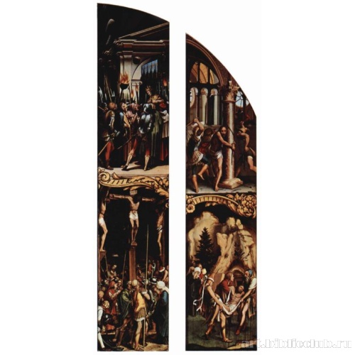 Положение во гроб и Бичевание. Распятие и Христос перед Пилатом