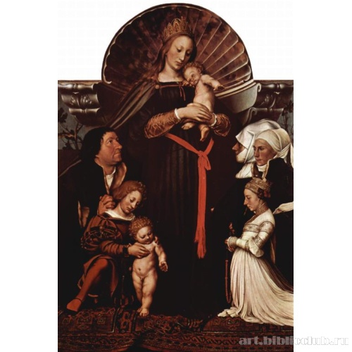 Мадонна базельского бургомистра Якоба Майера (Дармштедтская мадонна) с портретом донатора