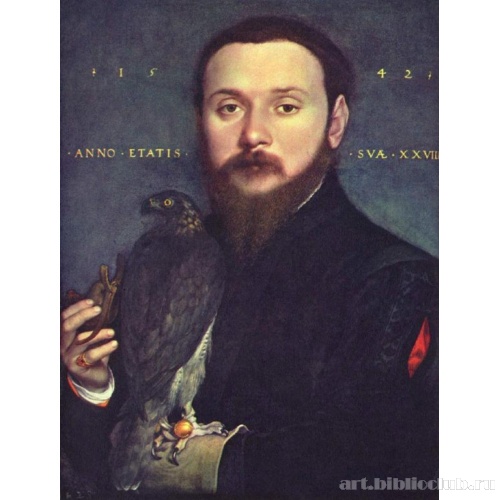 Портрет дворянина с соколом