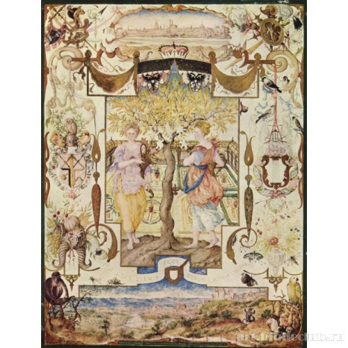 Сад с двумя нимфами