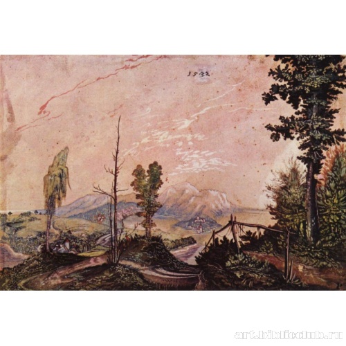 Пейзаж в альпийских предгорьях