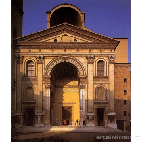 Темпьетто дель Санто Сеполькро. Западный фасад