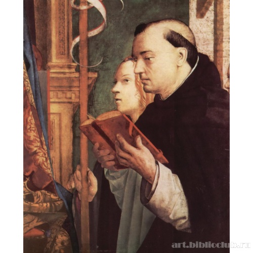 Фрагмент Pala di San Cassiano, Венеция, св. Доминик и св. Урсула