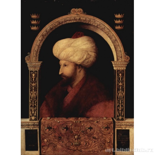 Портрет султана Мехмеда Фатиха II «Завоевателя»