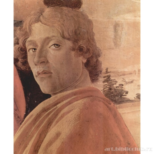 Автопортрет, фрагмент алтарной композиции «Поклонение волхвов»