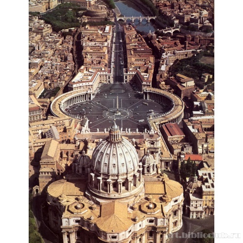 Собор Святого Петра. Вид с высоты птичьего полета