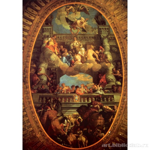 Дворец Дожей. Роспись плафона