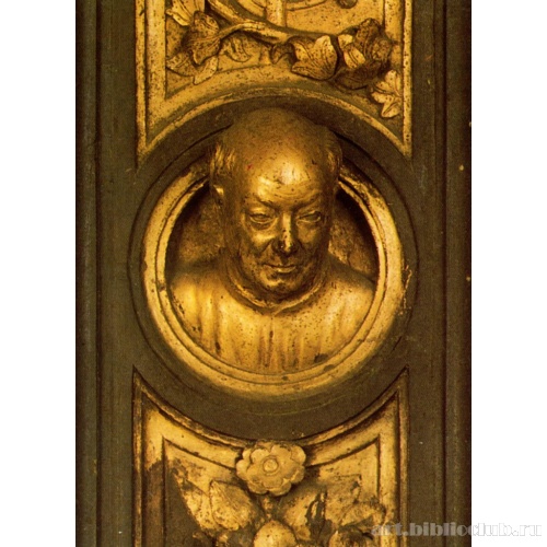 Врата рая. Барельеф головы Лоренцо Гиберти