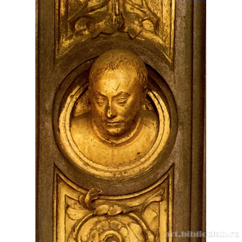 Врата рая. Барельеф головы Витторио, сына Лоренцо Гиберти