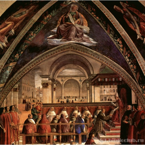 Утверждение устава ордена францисканцев папой Гонорием III