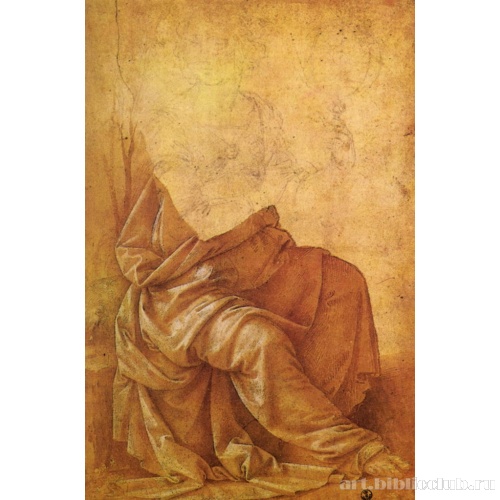 Штудия драпировки для фигуры персонификации Астрономии