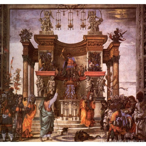 Св. Филипп, изгоняющий дьявола в храме Марса