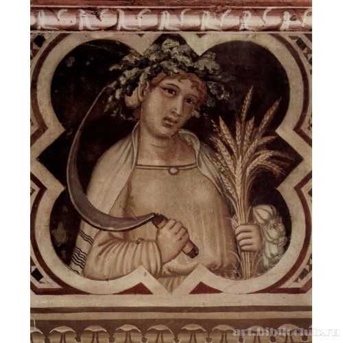 Цикл фресок «Аллегории хорошего и дурного правления». Аллегория Лета