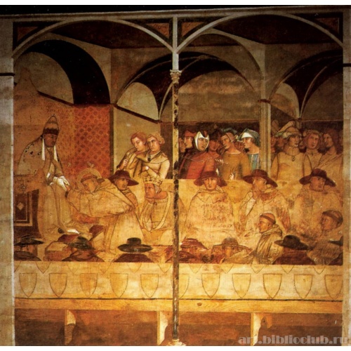 Св. Людовик Тулузский прощается с Бонифацием VIII