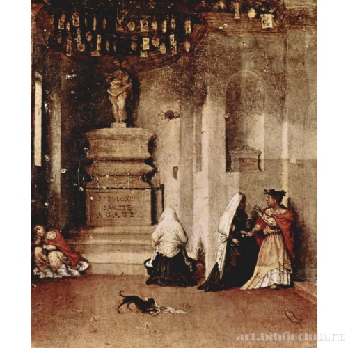 Алтарь св. Лючии. Молитва св. Лючии и Прощание св. Лючии