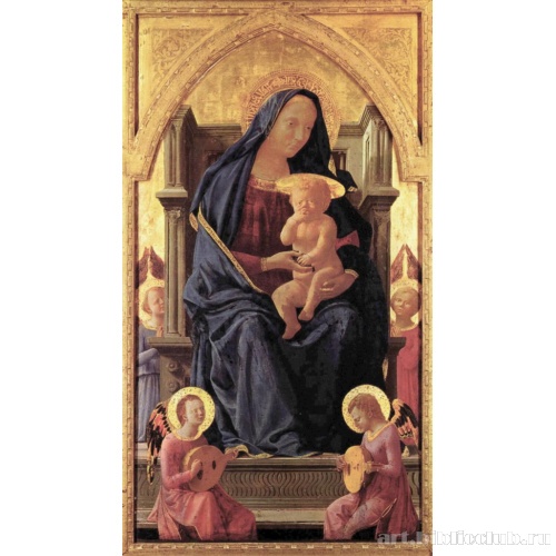 Полиптих для Санта Мария дель Кармине. Мадонна с Младенцем