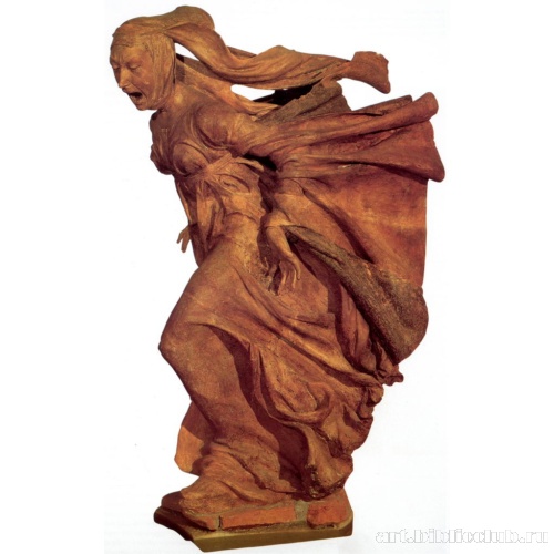 Оплакивание Христа, фигура святой