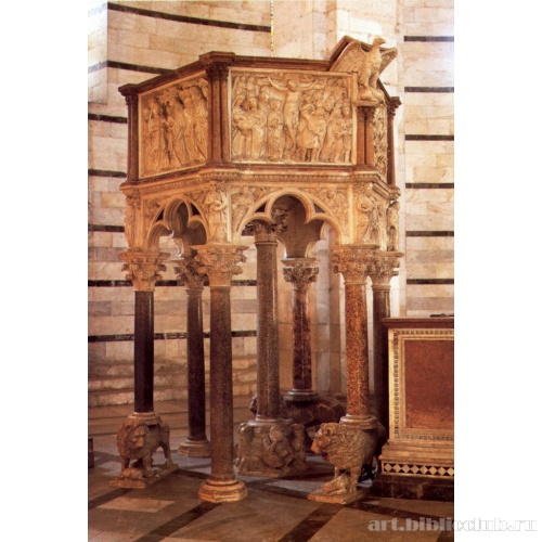 Кафедра баптистерия в Пизе