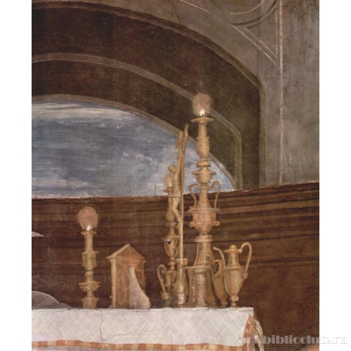 Станца Элиодоро.  Больсенская месса. Фрагмент