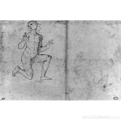 Коленопреклоненный юноша