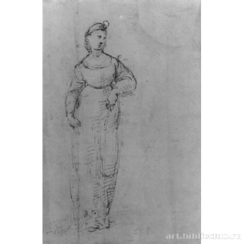 Фигура стоящей женщины