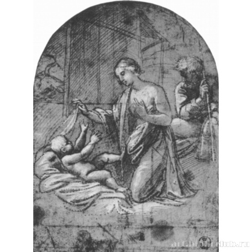 Святое семейство в хлеву