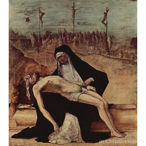 Пределла со сценами страстей Христовых. Пьета