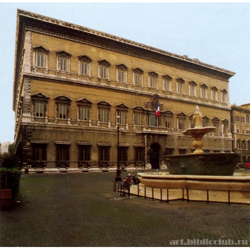 Палаццо Фернезе. Фасад