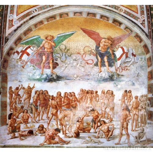 Фрески из собора в Орвьето. Страшный суд. Воскресение из мертвых