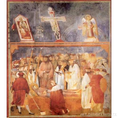 Осмотр стигматов Святого Франциска