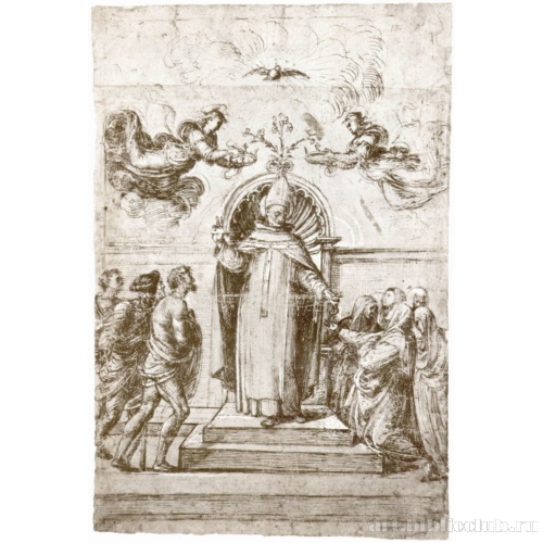 Св. Антоний, подающий милостыню