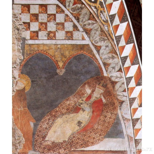 Фрески Нижней церкви Сан Франческо в Ассизи, сцена: Сон Иннокентия III